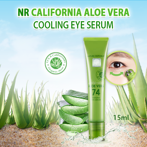 CALIFORNIA ALOE VERA 74 COOLING EYE SERUM Beauty Diary
